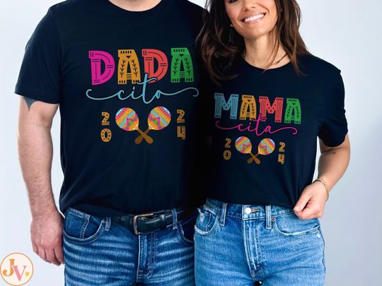 Cinco De Mayo Couple Shirts, Custom Cinco De Mayo Family Shirts, Cinco De Mayo Shirts Mexico Trip Shirts Family Vacation 2024, Mamacita Tee