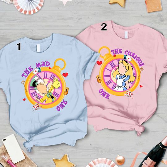 Alice in Wonderland Shirt, The Mad One, Mad Hatter Shirt, Disneyland Trip Shirt