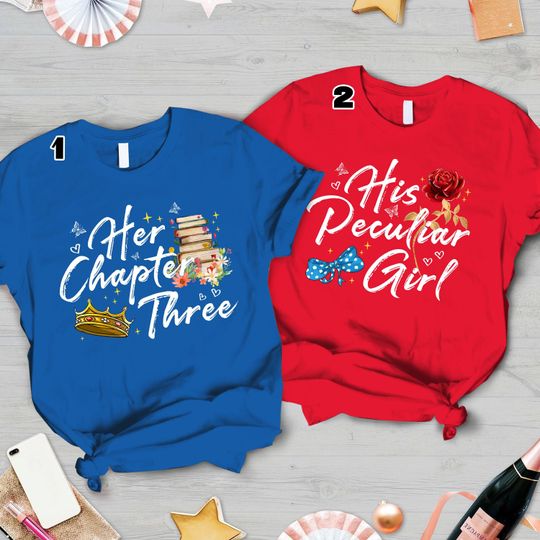 Beauty and the Beast Shirt, His Peculiar Girl Shirt, Belle Shirt, Couples Disney Shirts
