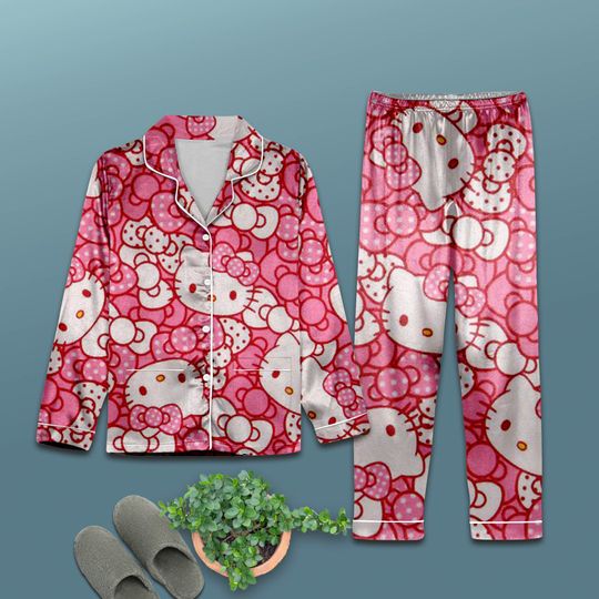 Hello Kitty Christmas Pajama Set, Hello Kitty Pajamas