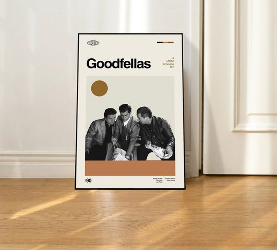 Goodfellas Minimalist Poster - Vintage Minimalist Poster