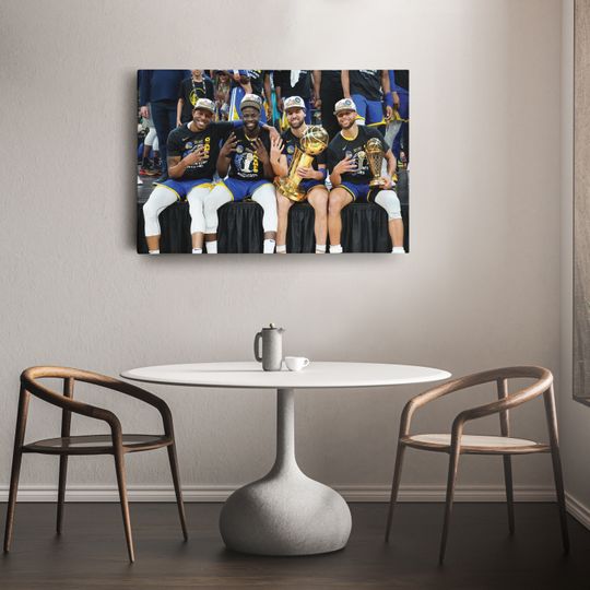 Golden State Warriors Poster 4 time NBA Champions