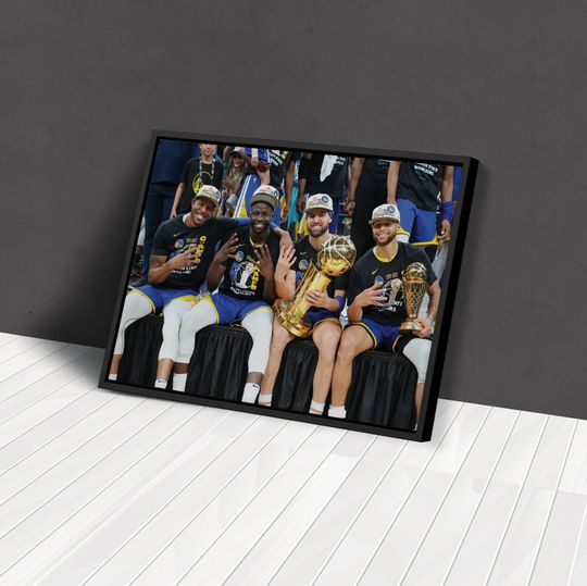 Golden State Warriors Poster 4 time NBA Champions