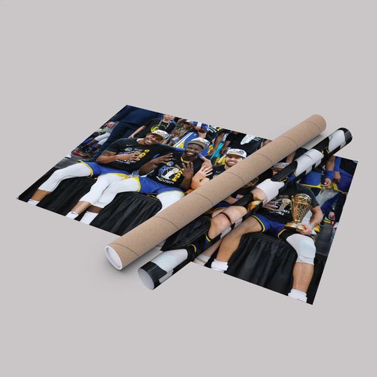 Golden State Warriors Poster 4 time NBA Champions