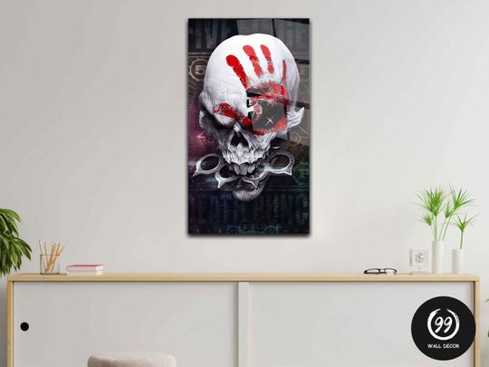 Five Finger Death Punch demon Poster, Wall Art Wall Dcor, Home Decor,