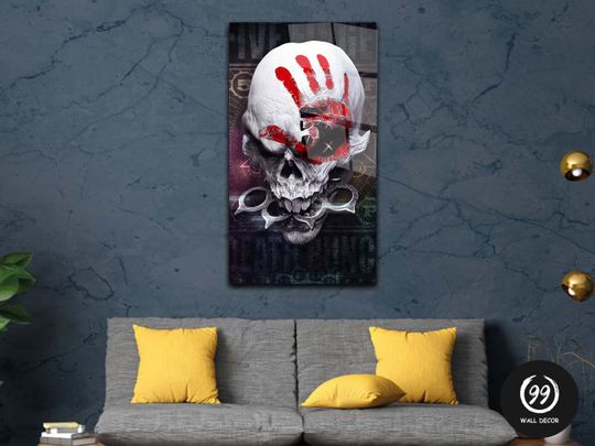 Five Finger Death Punch demon Poster, Wall Art Wall Dcor, Home Decor,
