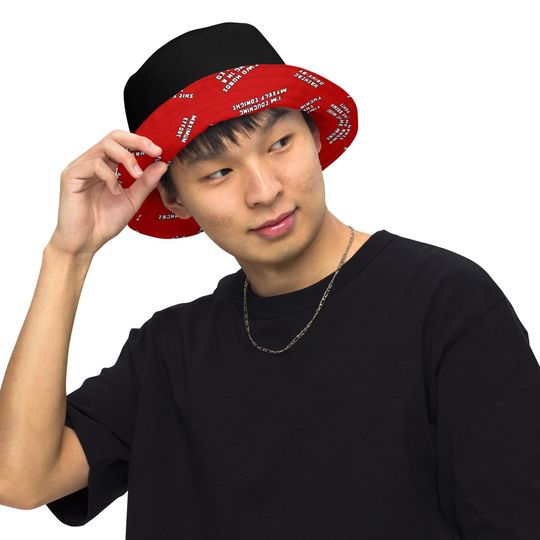 Bucket hat inspired by Deadpool