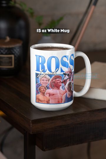 ROSS LYNCH Coffee Mug, Ross Lynch Tea Mug, Ross Lynch Drinkware, Ross Lynch Mug, Ross Lynch Merch Gift, Ross Shor Lynch Print Mugs