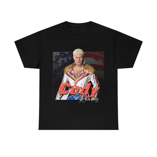 Cody Rhodes Black Graphic T-Shirt
