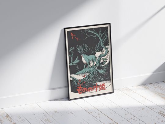 Princess Mononoke Vintage Poster