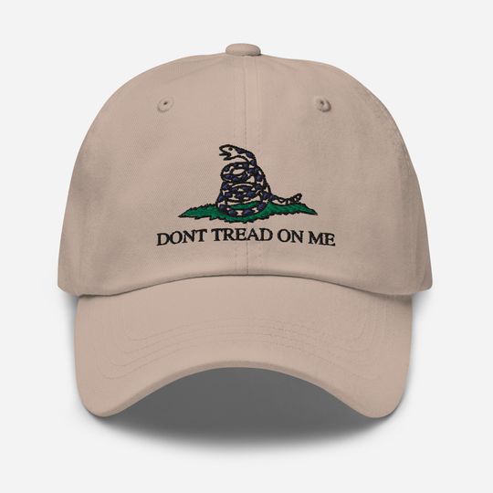 Don't Tread On Me Gadsden Flag Snake Dad-Hat - various colors