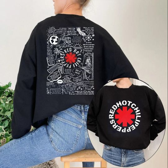 Red Hot Chili Peppers Album Tracklists Shirt, Red Hot Chili Peppers Band Shirt