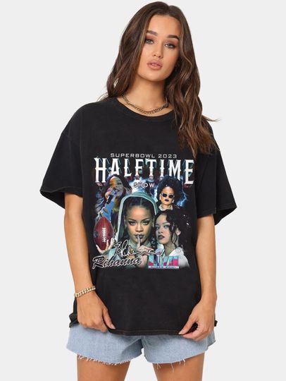 Rihanna Just Here For Halftime Super Shirt Bowl