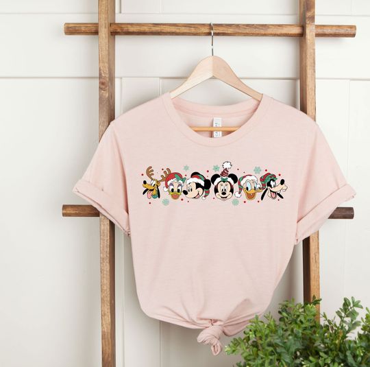 Minnie Mickey And Friends Christmas Sweatshirt, Funny Disney Christmas Sweatshirt