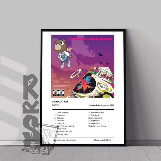 Kanye - Graduation | Album Cover poster | Kanye Poster