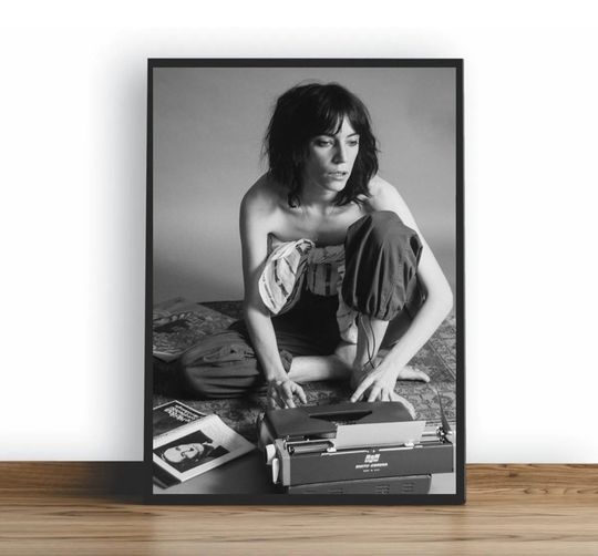Patti Smith Poster, Music Poster Painting Art Wall Canvas