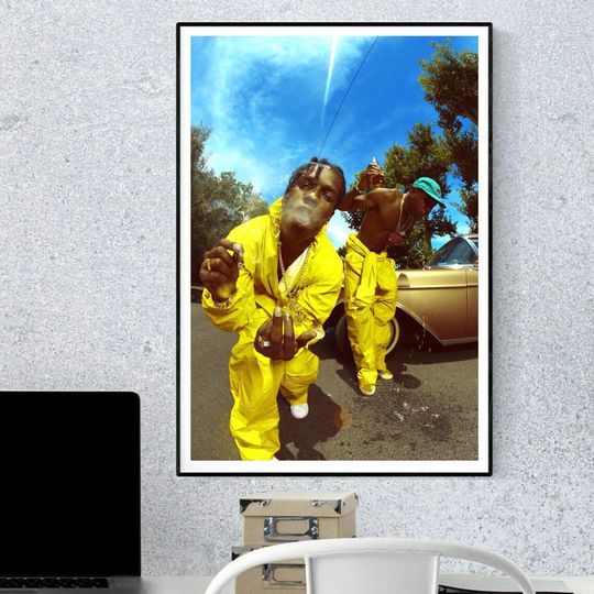 ASAP Rocky And Tyler the Creator Music Poster
