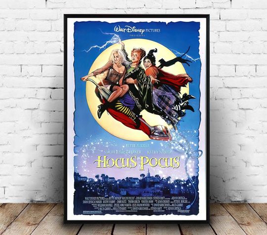Hocus Pocus Movie Poster, Halloween Poster