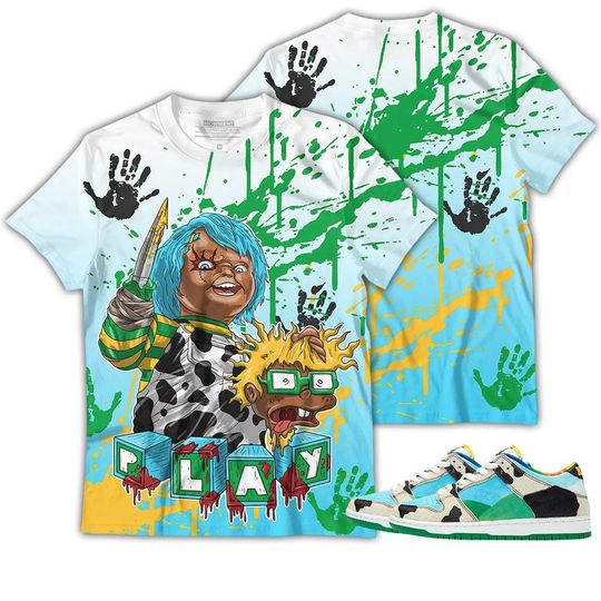 Chucky Chuckie Kills Halloween - Chunky Dunky Gifts Matching 3D T-Shirt