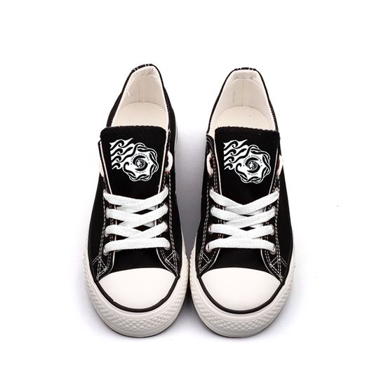 Washington D.C. Canvas Sneakers: Patriotic Low Top Tennis Shoes