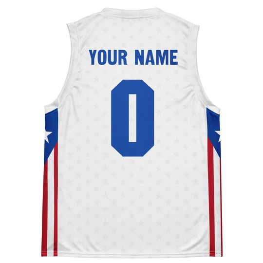 Puerto Rico Ultra White Stars 2025 Basketball Jersey