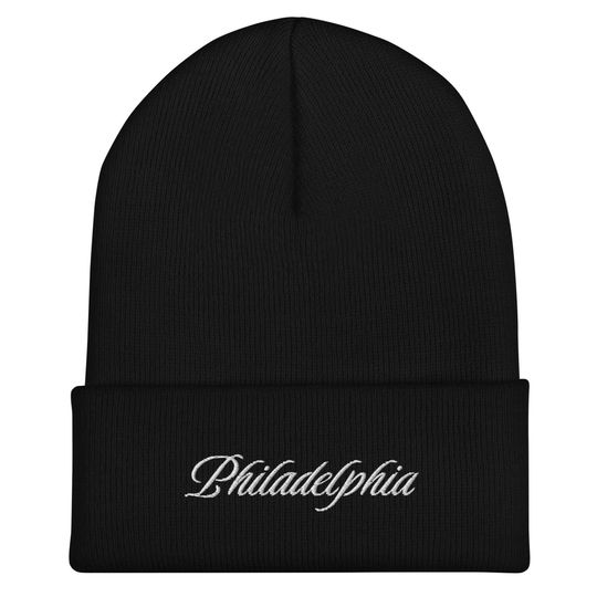Philly Embroidered Cuffed Beanie