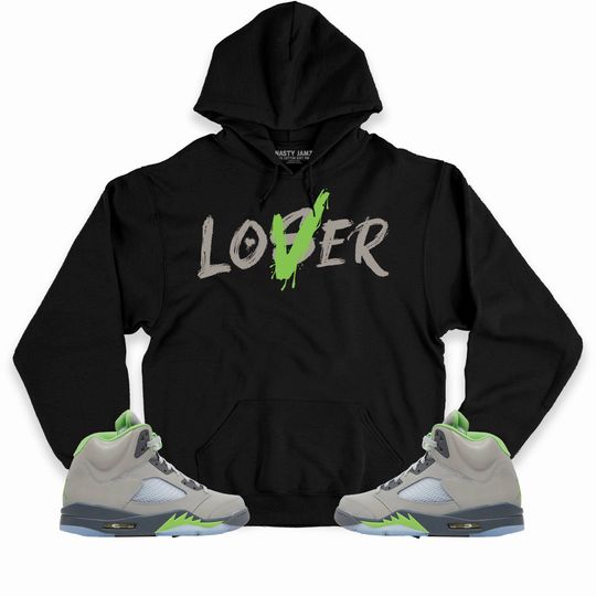 Loser Lover Unisex Hoodie Match Jordan 5 Retro Green Bean