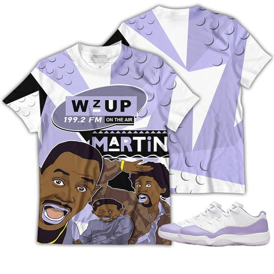 Shirt To Match Jordan 11 Low Pure Violet - Martin Tv 90s Melanin Got Em 3D T-Shirt