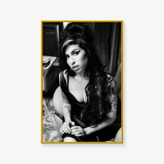 Amy Winehouse Poster, Music Poster Print, Singer Poster