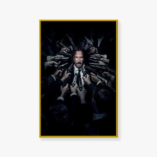 John Wick Poster, John Wick Poster Print, Movie Poster