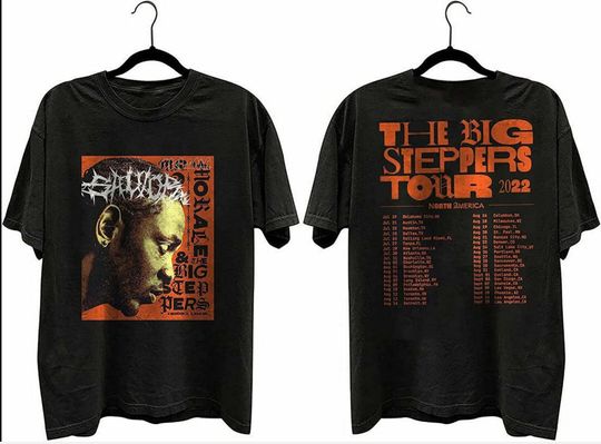 The Big Steppers Kendrick Lamar T Shirt, New Album Tour Dates Hip Hop 2022, The Big Steppers Tour Oklama 2022 Shirt