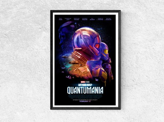 Movie Poster Ant-Man and the Wasp Quantumania 2023 High Quality