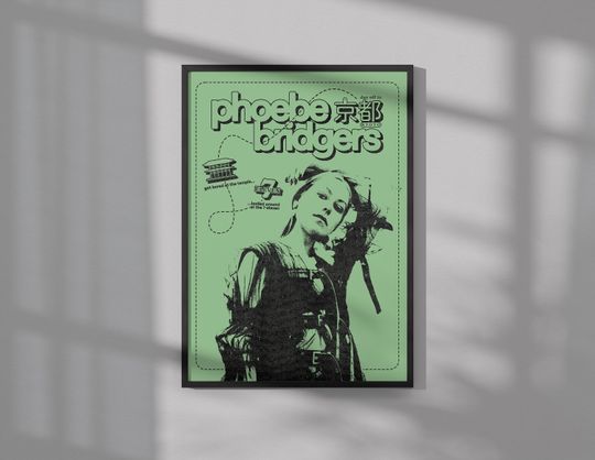 Phoebe Bridgers Poster | Music Poster | Wall Art | Wall Decor