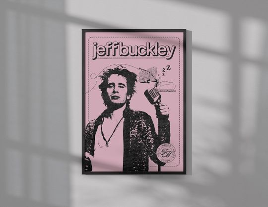 Jeff Buckley Poster | Music Poster | Wall Art | Wall Decor