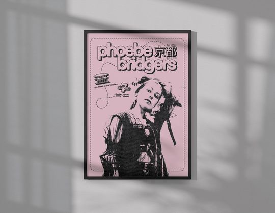 Phoebe Bridgers Poster | Music Poster | Wall Art | Wall Decor