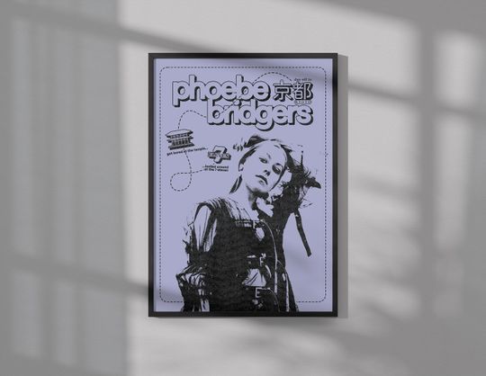 Phoebe Bridgers Poster | Music Poster | Wall Art | Wall Decor