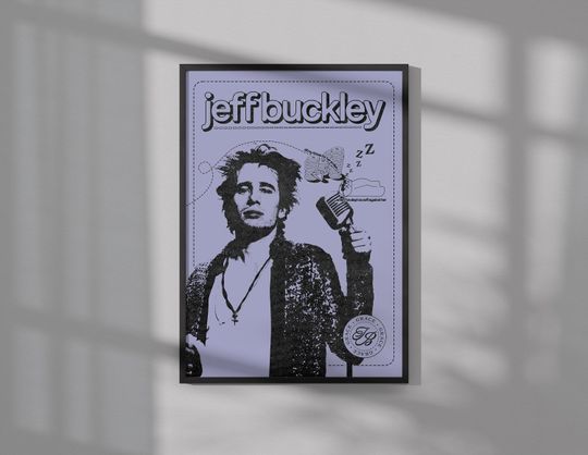 Jeff Buckley Poster | Music Poster | Wall Art | Wall Decor