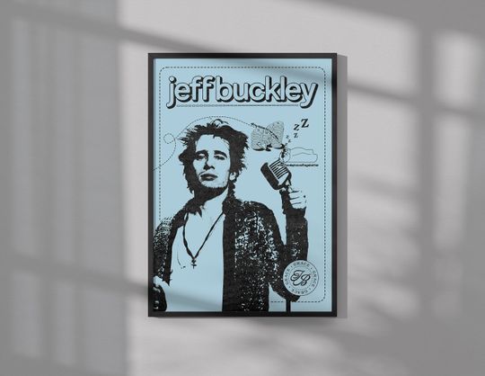 Jeff Buckley Poster | Music Poster | Wall Art | Wall Decor