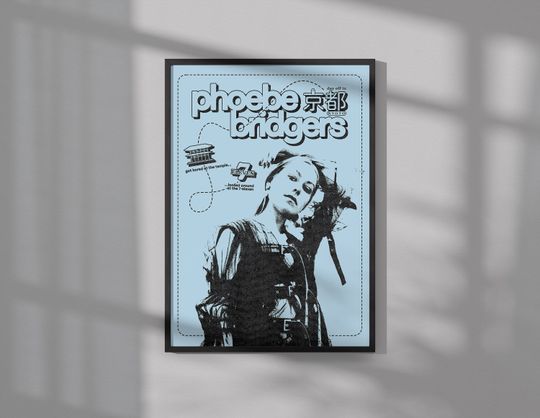 Phoebe Bridgers Poster | Music Poster | Wall Art | Wall Decor