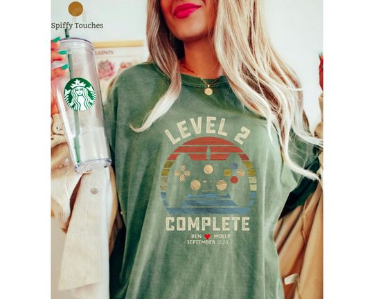 Comfort Colors 2 Year Anniversary Gift For Husband wife