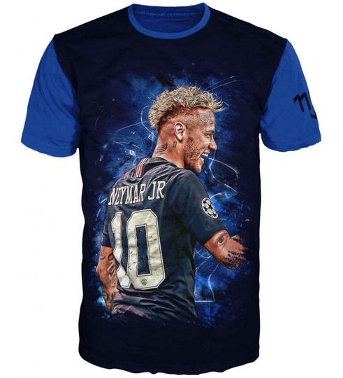 3D Printed T shirt NEYMAR