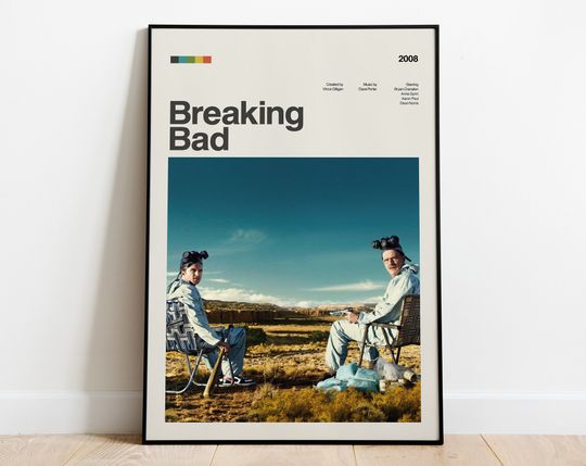 Breaking Bad Tv Series Poster, Modern Tv Series Poster