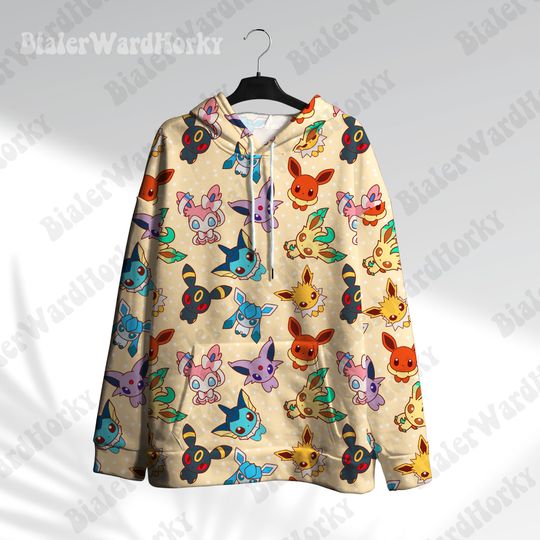 Chibi Evolution Hoodie Sweatshirt: Anime Sweatshirt Gift