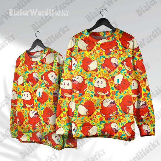 Fuecoco Hoodie: Gen 9 Fire Starter Sweatshirt - Anime Gift