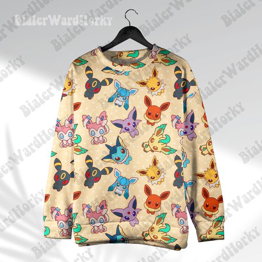 Chibi Evolution Hoodie Sweatshirt: Anime Sweatshirt Gift
