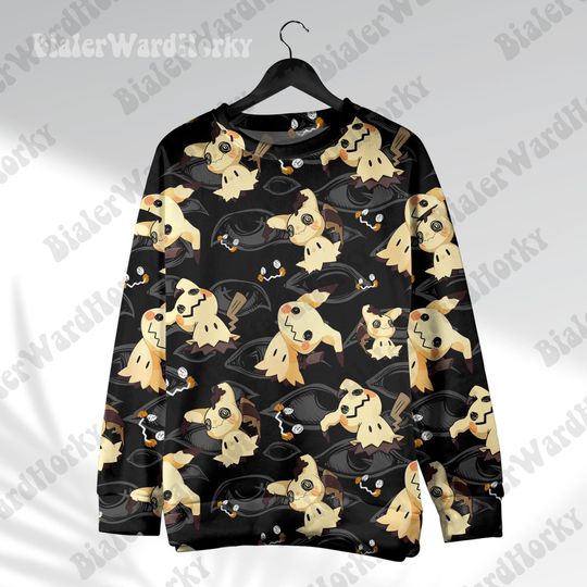 Mimikyu Hoodie Sweatshirt: Shadow Cat Ghost Anime Sweatshirt
