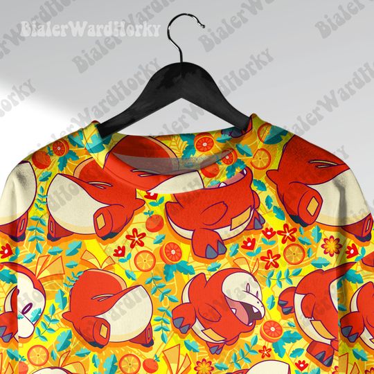 Fuecoco Hoodie: Gen 9 Fire Starter Sweatshirt - Anime Gift