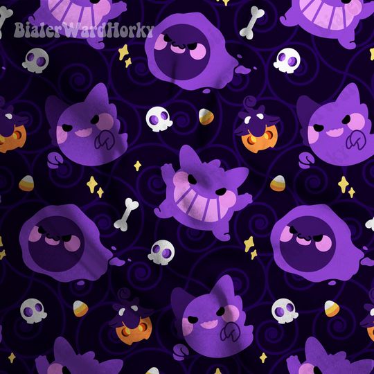 Gengar Hoodie: Ghost Type Evolution Neon Anime Sweatshirt