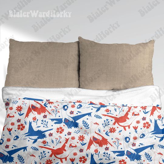 Latios Latias Couple Fleece Blanket: Cozy Gift