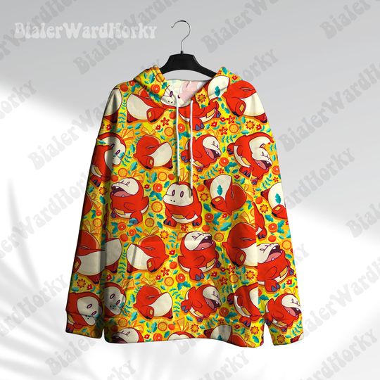 Fuecoco Hoodie: Gen 9 Fire Starter Sweatshirt - Anime Gift